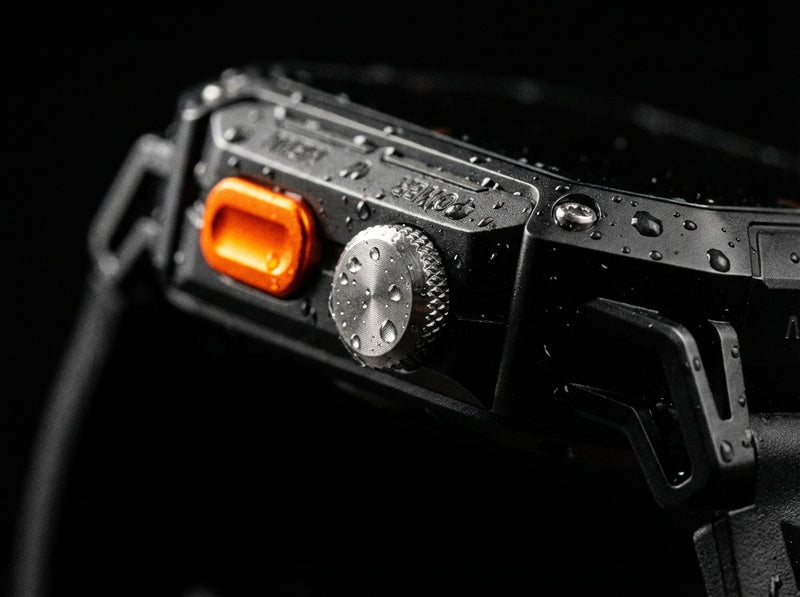 APEX zinc alloy casing close-up