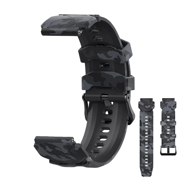 Silicon Grey Camo Strap