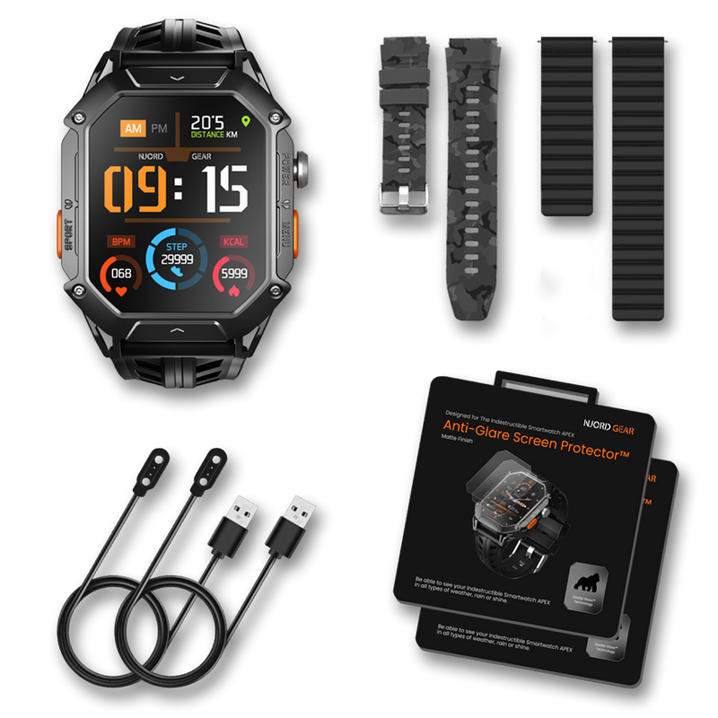 gear apex The Indestructible Smartwatch APEX – Njord Gear Co